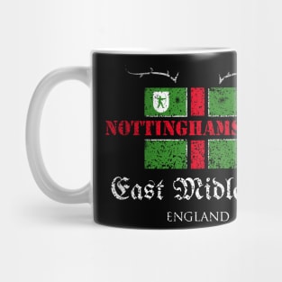 Nottinghamshire East Midlands Mug